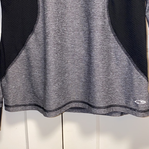 C9 by Champion Small Quarter Zip Athletic Gray Lightweight Pullover - Picture 7 of 14